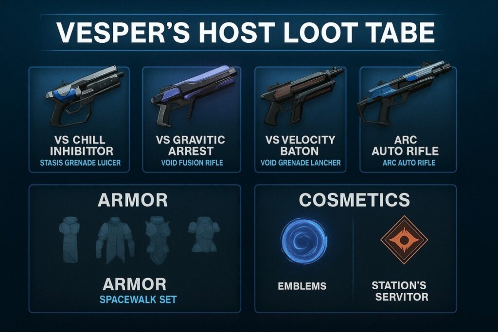 Vesper Host Loot Table