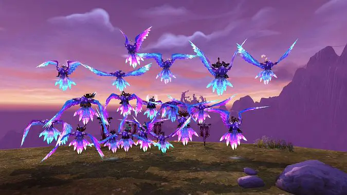 violet spellwing